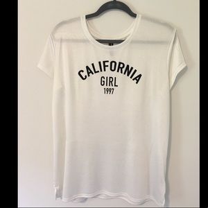 White T-shirt “California Girl”